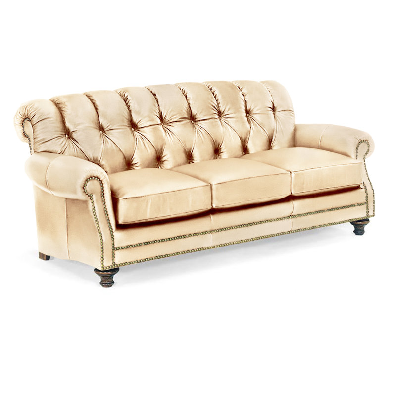 Leathercraft St. Lucia 88'' Leather Sofa Wayfair